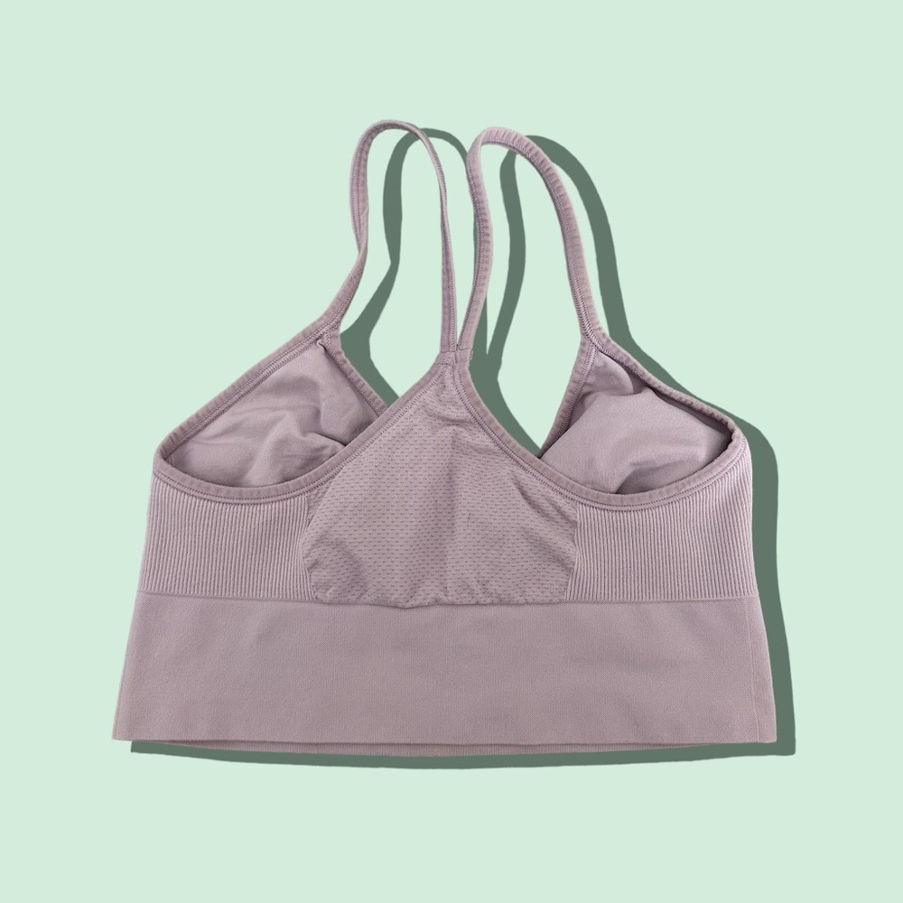 Women’s SPANX Light Pink Mauve Sports Bra Size Medium - Picture 5 of 7